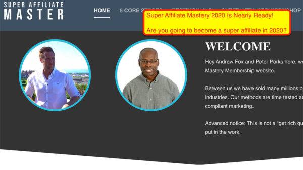 Peter Parks & Andrew Fox - The Ultimate Super Affiliate Mastery Cheap