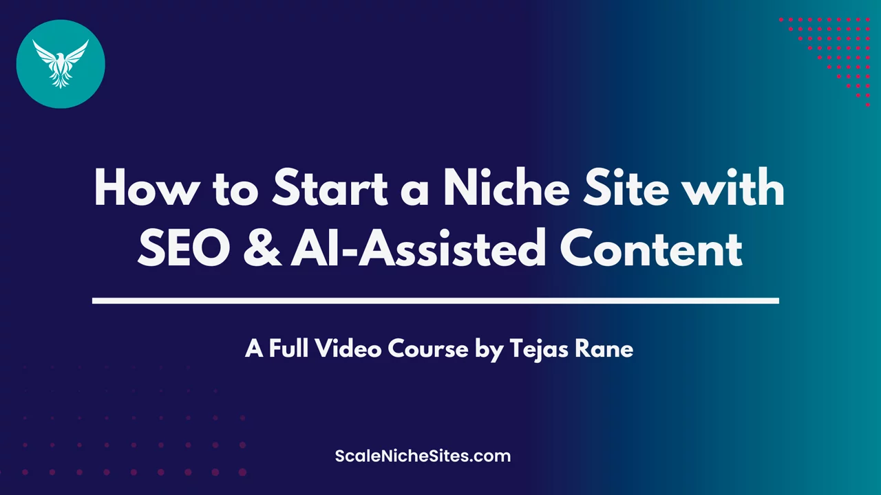 Tejas Rane - Scaling Niche Site with SEO & AI-Assisted Content Cheap