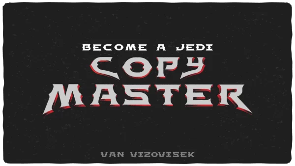 Van Vizovisek - Become a Jedi Copy Master Cheap