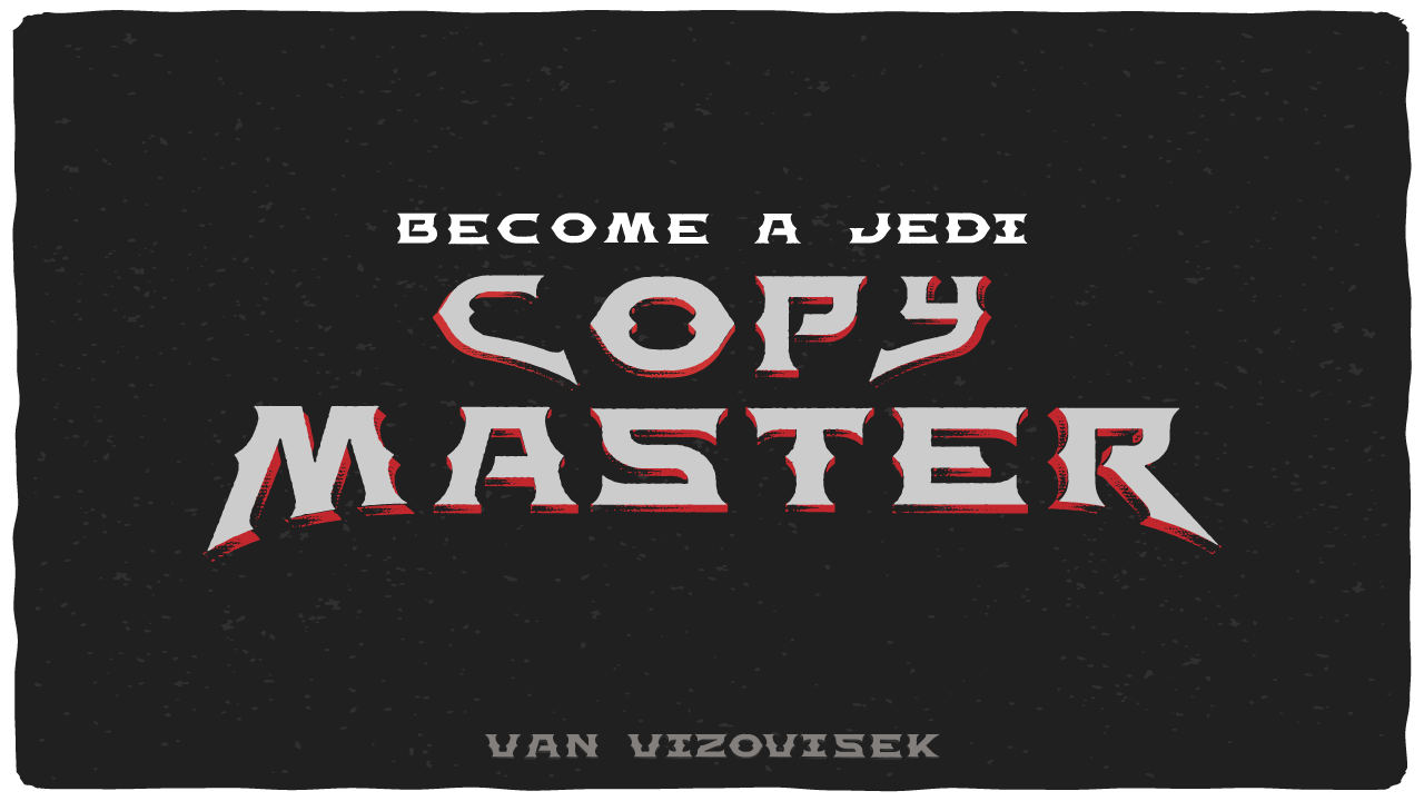 Van Vizovisek - Become a Jedi Copy Master Cheap