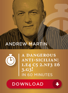 Andrew Martin IM - A Dangerous Anti-Sicilian 3.g3 Cheap