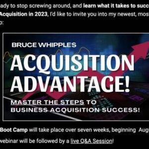 Bruce Whipple - Acquisition Advantage Cheap