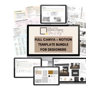 Clare Le Roy - The Complete Canva and Notion Template Bundle for Designers Cheap