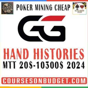 GGPoker Hand Histories MTT 20$-10300$ end 2024