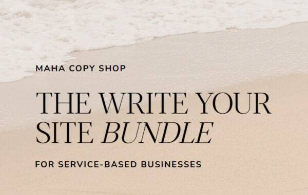 Madison & Haley - The Write Your Site Bundle Cheap