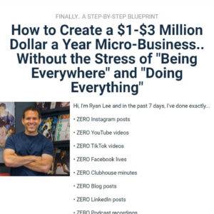 Ryan Lee - Micro-Business Workshop Cheap