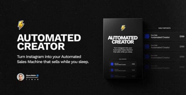 Steve Mellor - Automated Creator Course Cheap