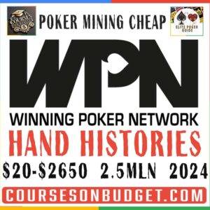 WPN MTT Hand Histories $20-$2650 end 2024