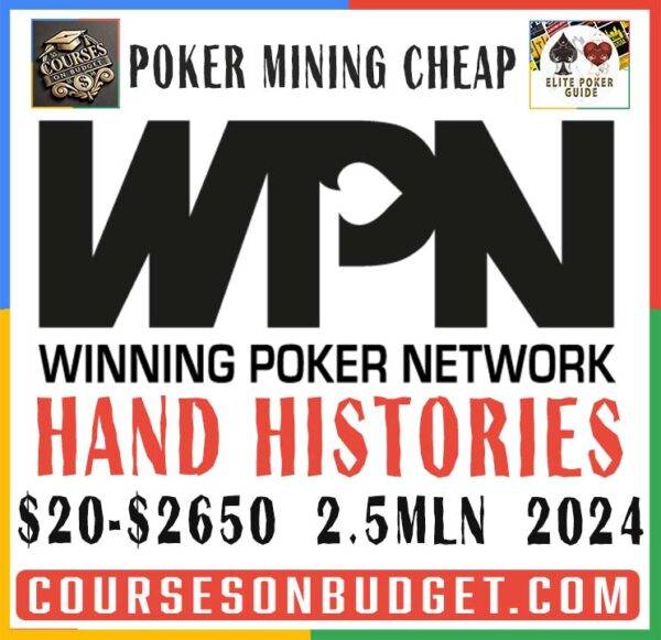 WPN MTT Hand Histories $20-$2650 end 2024