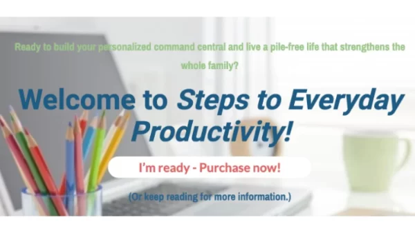 April and Eric Perry - Steps to Everyday Productivity Cheap