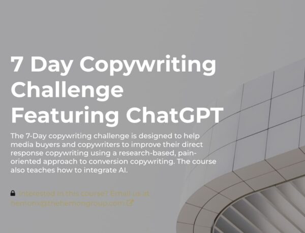 Ashton Shanks – 7 Day Copywriting Challenge Featuring ChatGPT Cheap