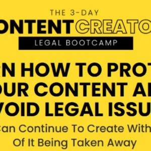 Attorney Peter Nieves - The 3-Day Content Creators Legal Bootcamp Cheap