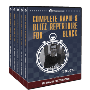 David Fitzsimons IM - Complete Rapid and Blitz Repertoire for Black Cheap