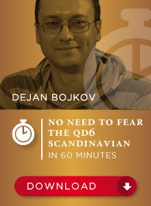 Dejan Bojkov GM - No Need to Fear the Qd6 Scandinavian in 60 min Cheap