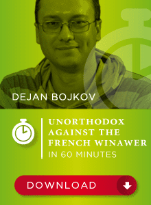 Dejan Bojkov GM - Unorthodox against the French Winawer in 60 min Cheap