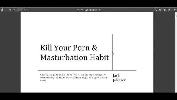 Jack Johnson - Kill Your Porn & Masturbation Habit Cheap