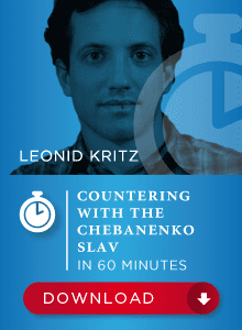 Leonid Kritz GM - Countering with the Chebanenko Slav Cheap