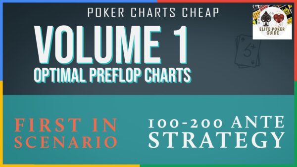 SIX PLUS HOLDEM STARTING HAND CHARTS VOL. 1 (FIRST-IN) Cheap