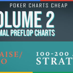 SIX PLUS HOLDEM STARTING HAND CHARTS VOL. 2 (VS. RAISE-ISO) Cheap