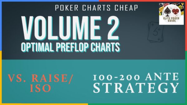 SIX PLUS HOLDEM STARTING HAND CHARTS VOL. 2 (VS. RAISE-ISO) Cheap