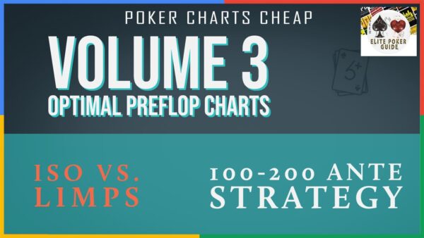 SIX PLUS HOLDEM STARTING HAND CHARTS VOL. 3 Cheap