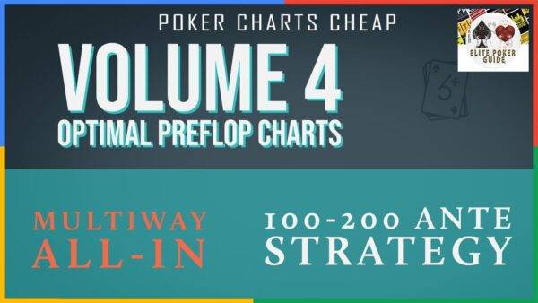 SIX PLUS HOLDEM STARTING HAND CHARTS VOL. 4 Cheap