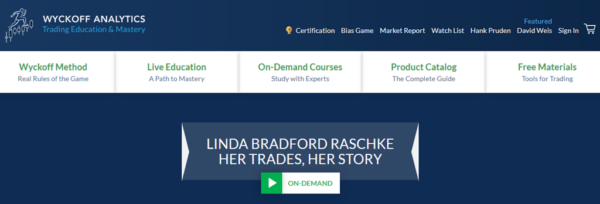 Wyckoff Analytics - Linda Bradford Raschke - Her Trades Her Story Cheap