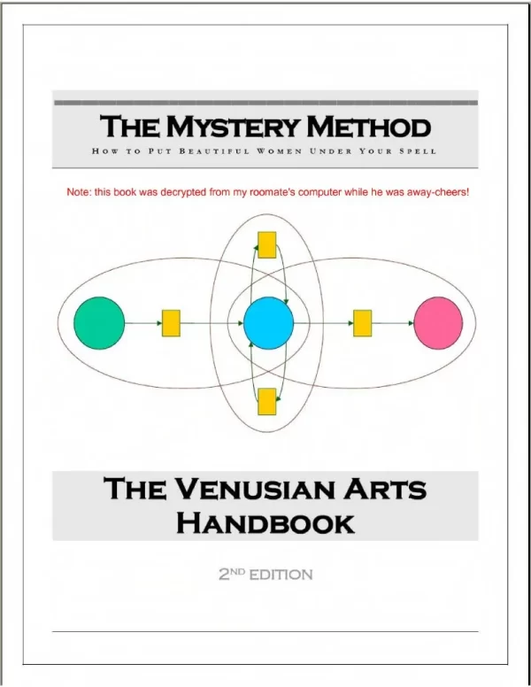 Mystery - Mystery Method - The Venusian Arts Handbook Cheap