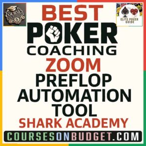 BEST POKER COACHING ZOOM PREFLOP AUTOMATION TOOL Shark Academy +