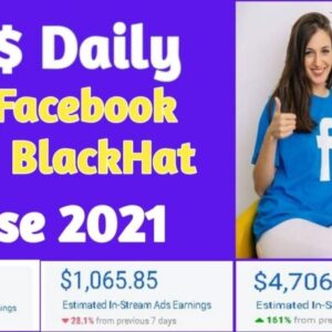 $200Day With Facebook Pages Black Hat Course Cheap