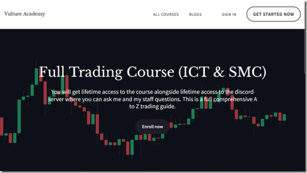 Vulture Academy - Full Trading Course ITC & SMC Cheap