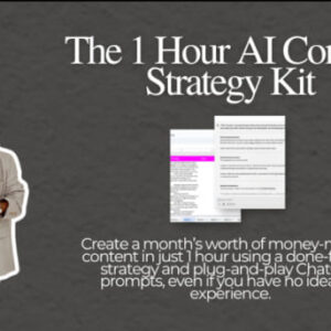 Monika Wolnicka – The 1 Hour AI Content Strategy Kit Cheap