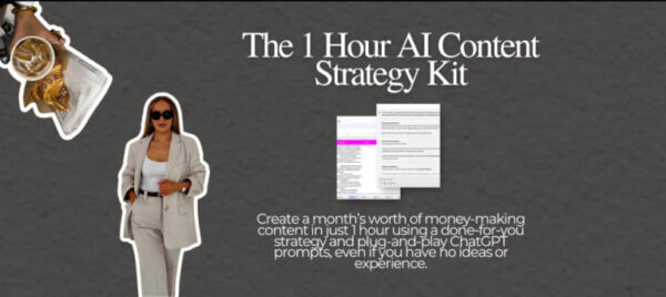 Monika Wolnicka – The 1 Hour AI Content Strategy Kit Cheap