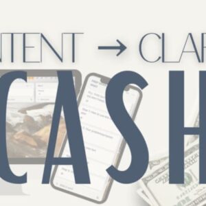 Morgan Alexis - Content Clarity Cash 30 Day Content Plan Cheap