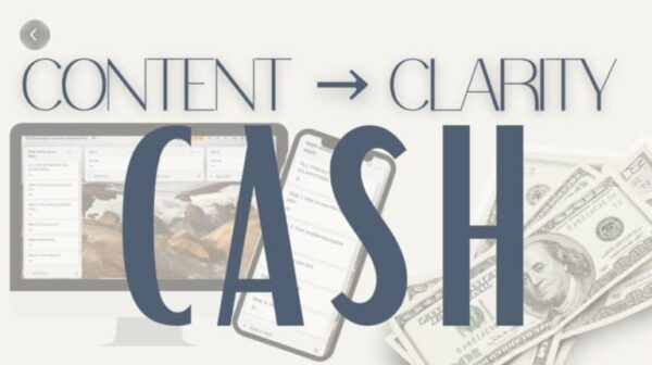 Morgan Alexis - Content Clarity Cash 30 Day Content Plan Cheap