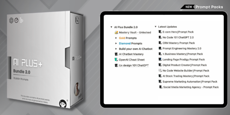 All in One - AI Plus Bundle 2.0 - The Best Prompt Bundle On The Planet Cheap