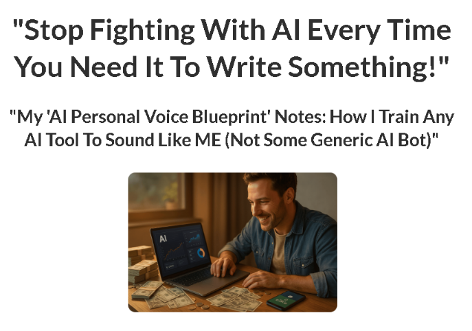 Tony Shepherd - AI Voice Blueprint Cheap