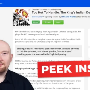 FM Kaldas90 - Too Hot To Handle - The King's Indian Defense Cheap