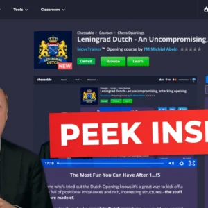 FM Michiel Abeln - Leningrad Dutch - An Uncompromising, Attacking Opening - PGN Cheap