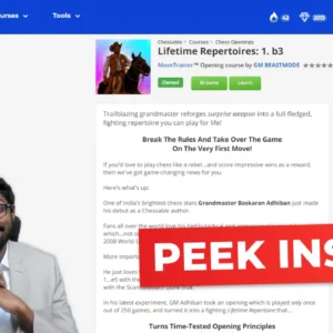 GM Adhiban Baskaran - Lifetime Repertoires - 1.b3 Cheap