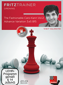 GM Vidit Gujrathi - The Fashionable Caro-Kann Volume 2 Advance Variation 3.e5 Bf5 Cheap