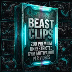 Beast Clips - 200 PREMIUM VIRAL GYM MOTIVATION VIDEOS Cheap