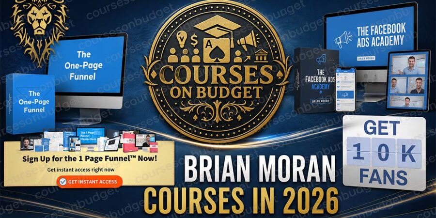 Brian Moran courses review 2026 on Courses On Budget