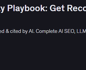 Jamie Garside - AI SEO Visibility Playbook - Get Recommended by ChatGPT & AI Cheap