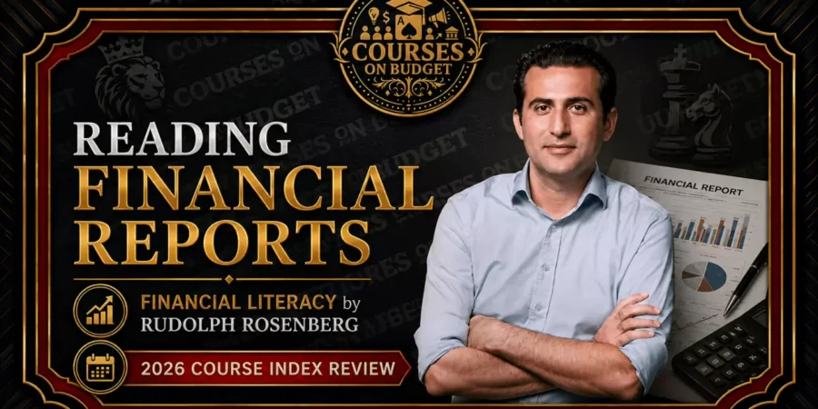 Financial Literacy Reading Financial Reports by Rudolph Rosenberg Course Index Review 2026