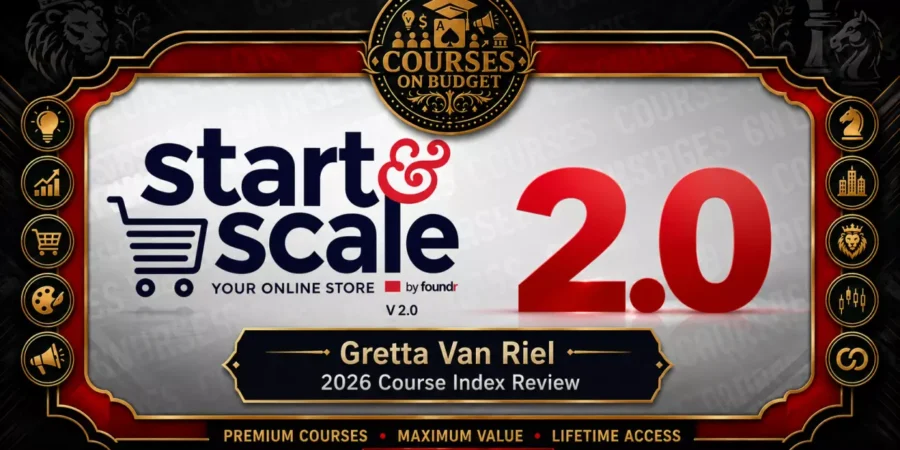 Gretta Van Riel Start & Scale 2.0 Course Index Review on Courses On Budget