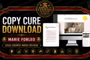 Marie Forleo Copy Cure review 2026 on Courses On Budget