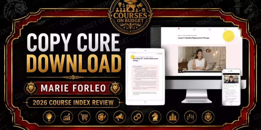 Marie Forleo Copy Cure review 2026 on Courses On Budget