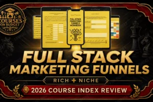 Rich Niche Full Stack Marketing Funnels Course Index Review on Courses On Budget