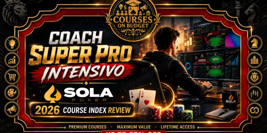 SolaPoker Coach Super Pro Intensivo — índice completo en Courses On Budget